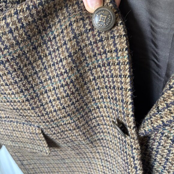 Guy Laroche Wool Men's Blazer with Shoulder Padding - Picture 8 of 10